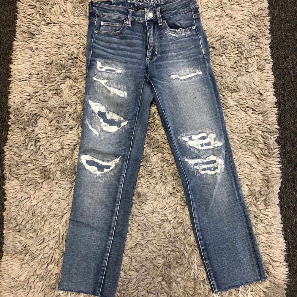 GREAT CONDITION AE Skinny Cropped Jeans